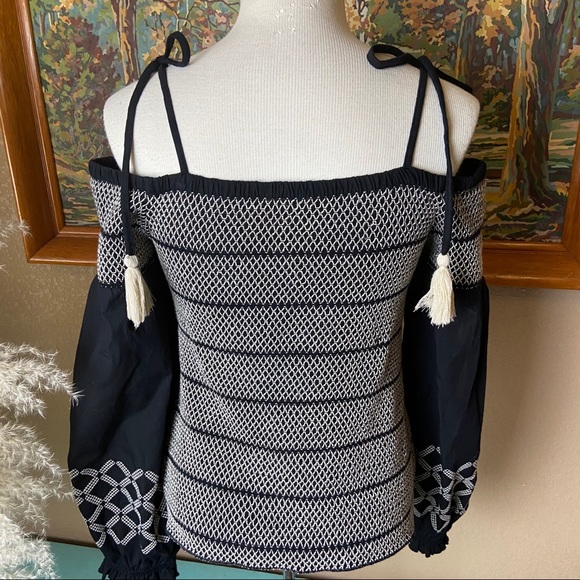 INC International Concepts Smocked Top - Picture 2 of 5